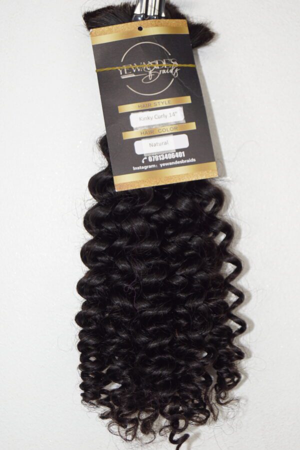 Kinky Curly Human Hair Bulk - Image 2