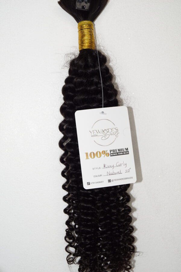 Kinky Curly Human Hair Bulk - Image 9