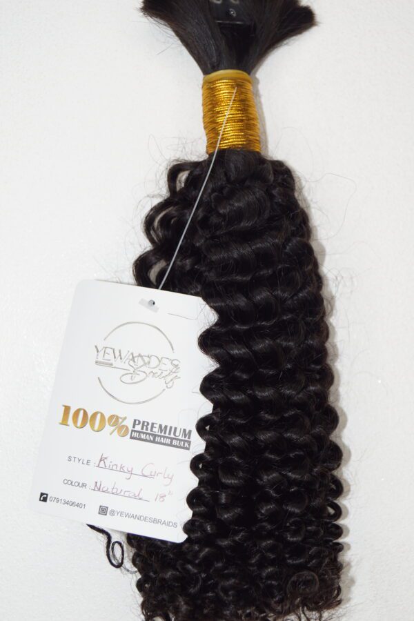 Kinky Curly Human Hair Bulk - Image 10