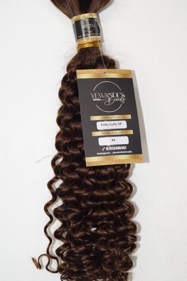 Kinky Curly Human Hair Bulk - Image 12