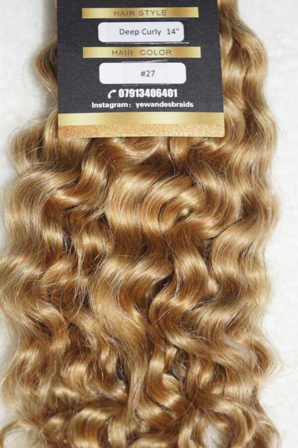 Deep Curly Human Hair Bulk - Image 4