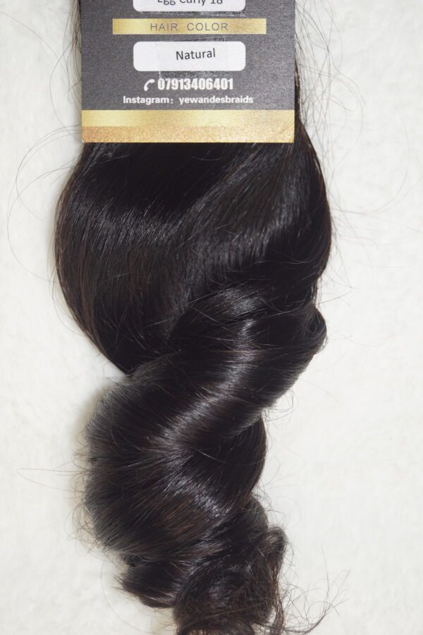 Egg Curly Human Hair Bulk - Image 4
