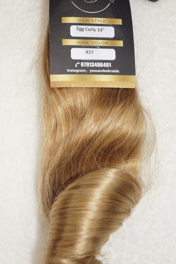 Egg Curly Human Hair Bulk - Image 2