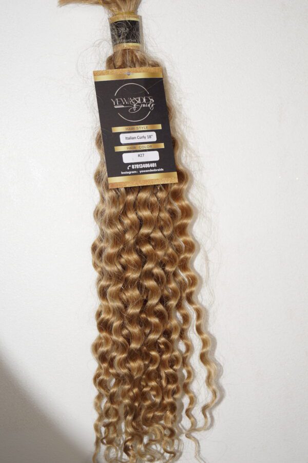 Italian Curly Human Hair Bulk - Image 6