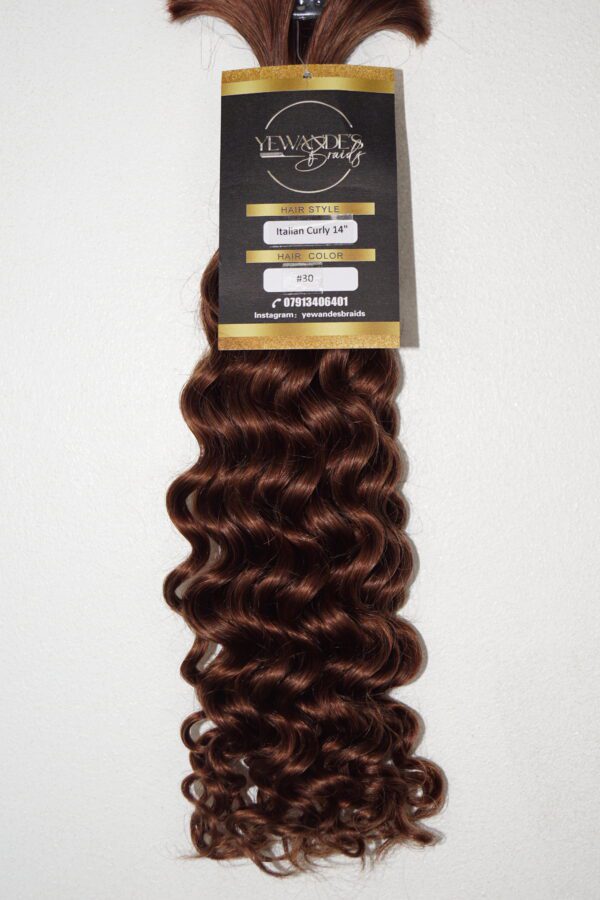 Italian Curly Human Hair Bulk - Image 7