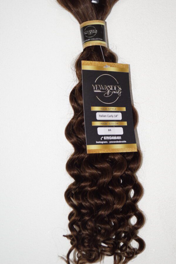 Italian Curly Human Hair Bulk - Image 2