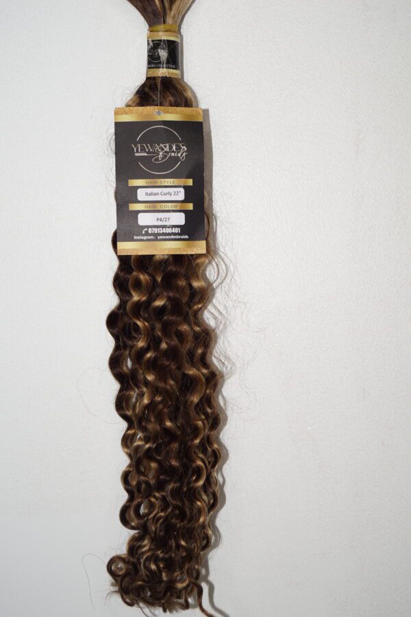 Italian Curly Human Hair Bulk - Image 13