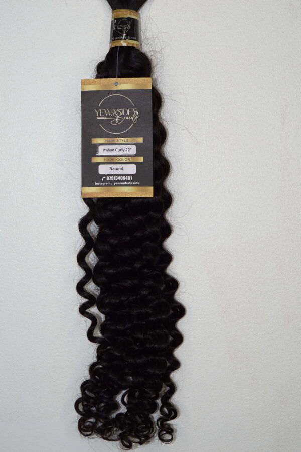 Italian Curly Human Hair Bulk - Image 15