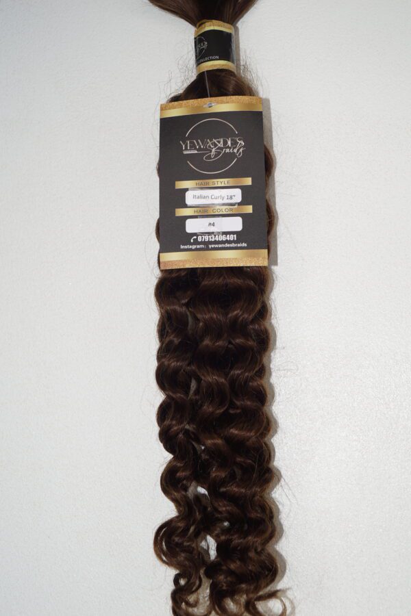 Italian Curly Human Hair Bulk - Image 10